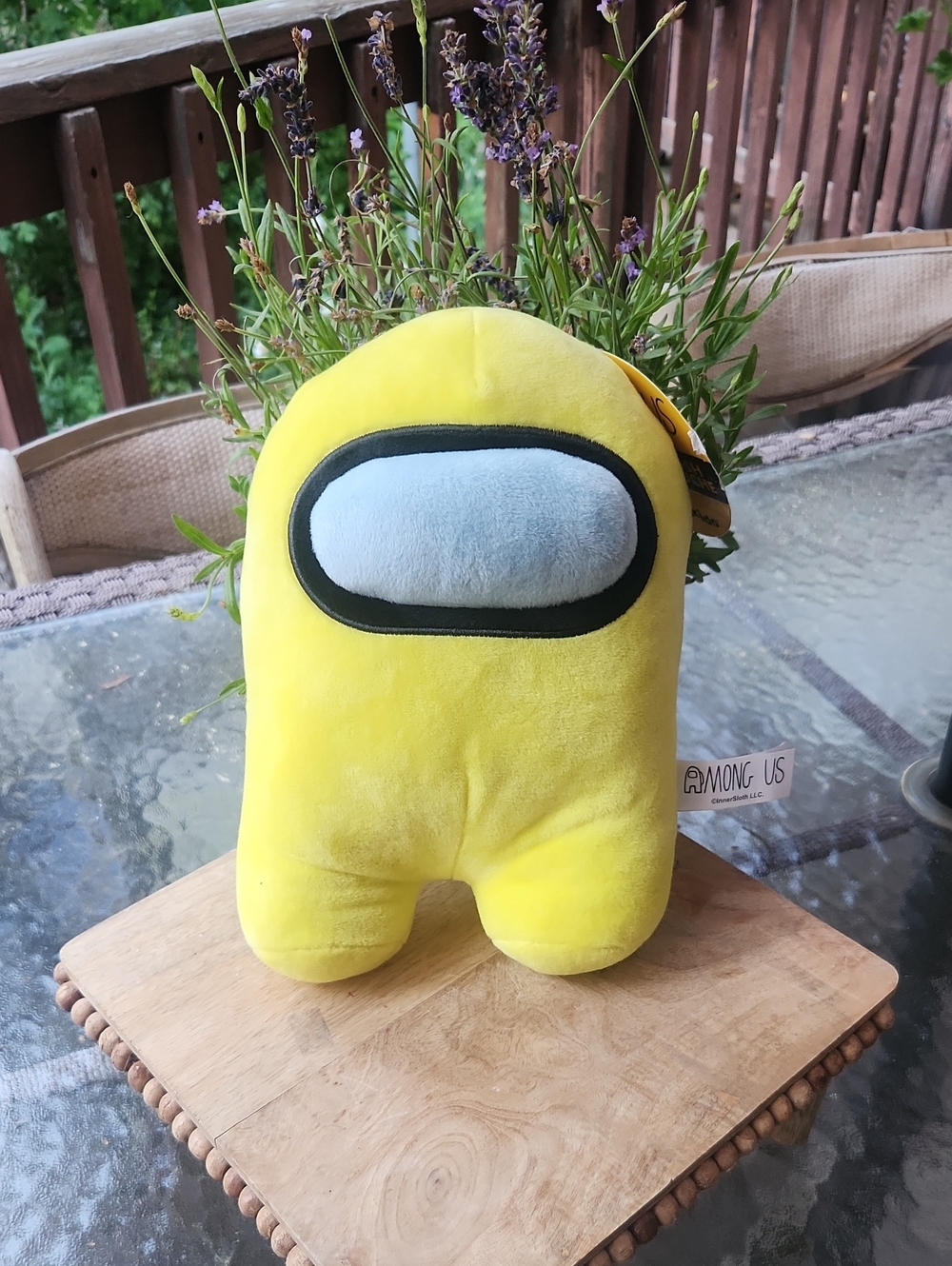 Among Us Yellow Plush Doll by InnerSloth Crewmate/Imposter READ